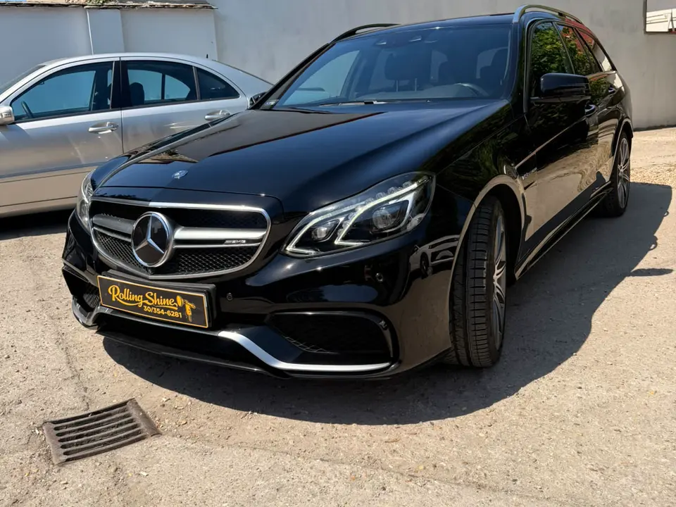 Mercedes eleje fényezéskorrekció után